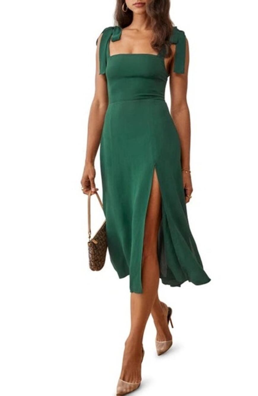 Reformation twilight tie shoulder dress size 4